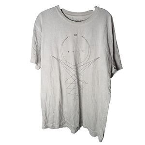 Krew Mens Mens‎ Short Sleeve T Shirt XL Off White Surf Skate Beach
